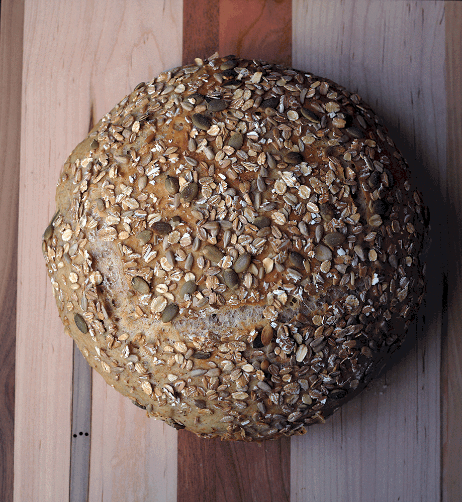 Top Down Shot
simple crusty bread