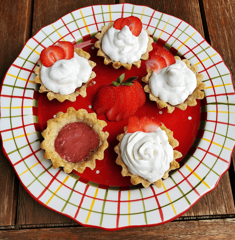 Strawberry Rhubarb Tartlets Baked And Churned 9282