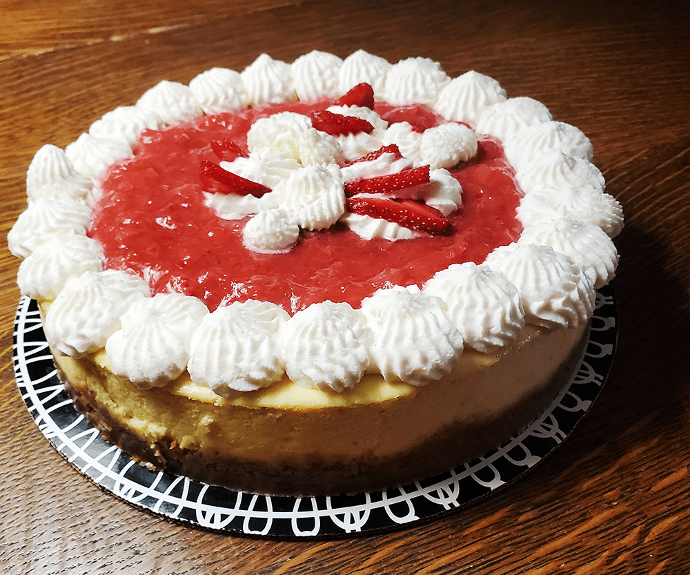 Strawberry Rhubarb Cheesecake