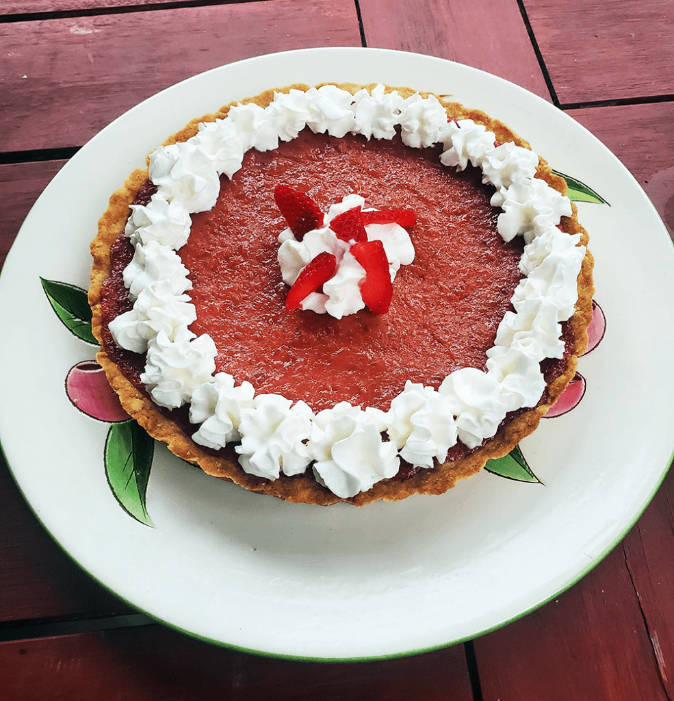 Strawberry Rhubarb Tart